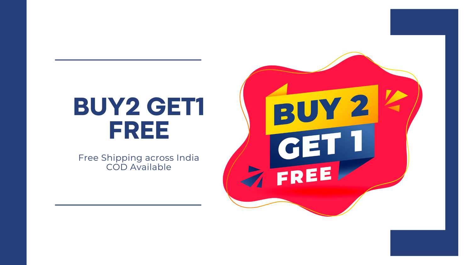 BUY2 GET1 FREE