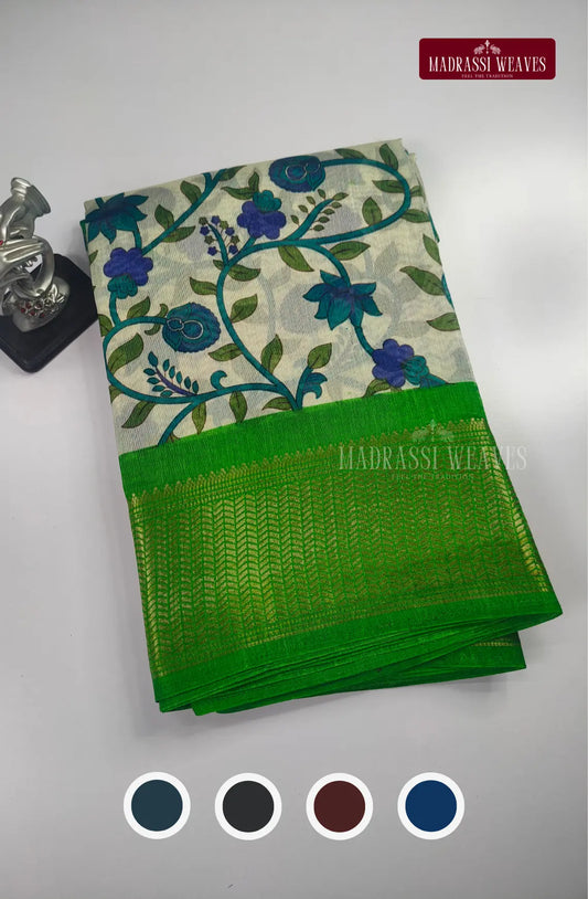 Casual Office Wear Blend Silk Saree