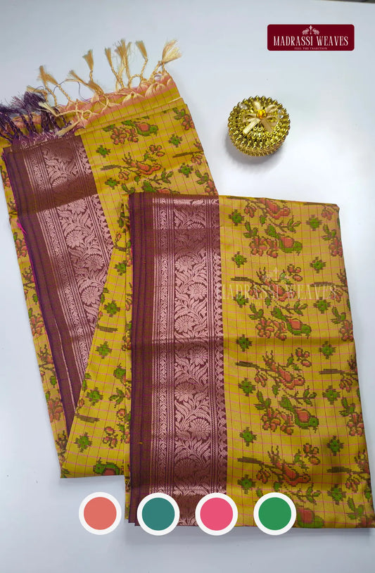 Kancheevaram Soft Butter Silk Saree