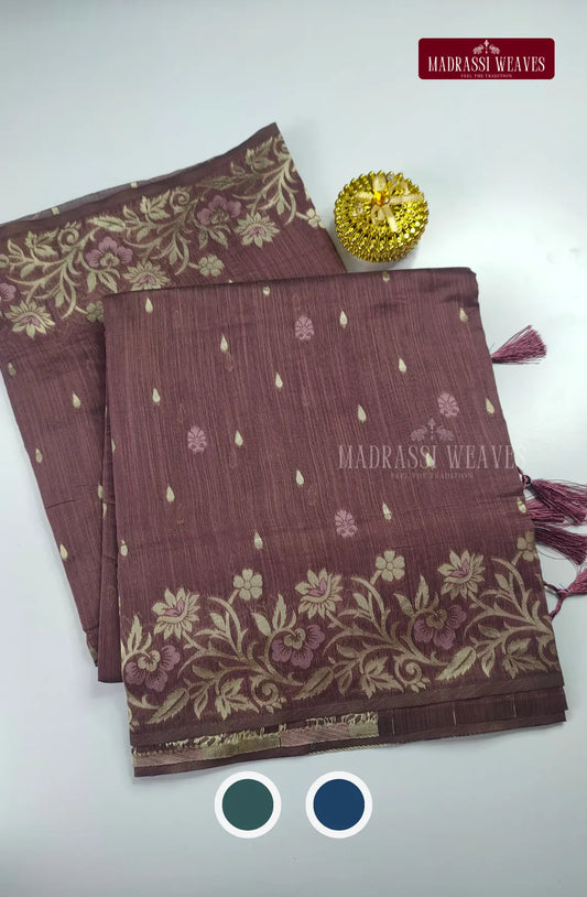 Premium Thread Woven Cotton Saree